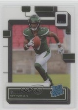 2022 Panini Clearly Donruss Rated Rookie Garrett Wilson #56 19n6