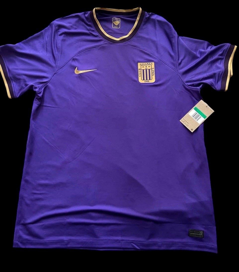 Jersey Camiseta Alianza Lima Morada Soccer Football 2024 Nike Peru