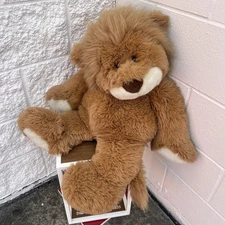 Commonwealth XL L Floppy Lion Plush 28" 1993 Weighted Sitting Shelf Sitter Vtg