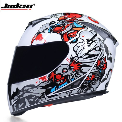 Bluetooth Full Face Motorcycle Helmet Double Lens Bike Bicycle Crash Helmet DOT - Foto 22 di 60