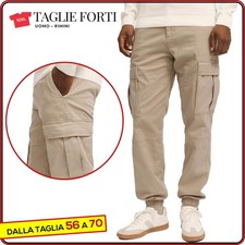 Black cotton stretch jeans trousers plus size man over. Big and tall. Big size