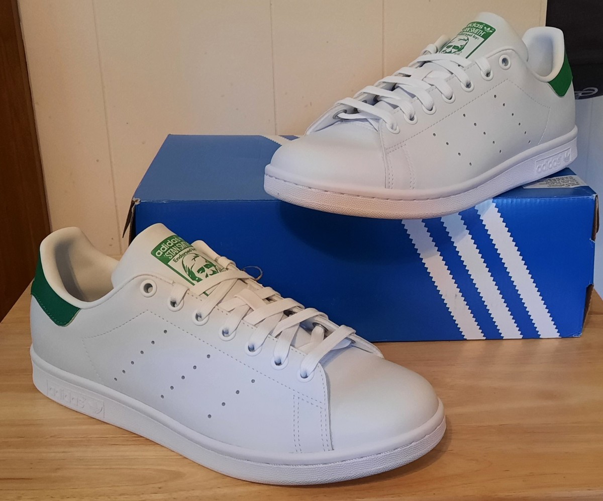 【新品】adidas STAN SMITH NEO WHITE/GREEN New adidas Stan Smith Mens Sneakers Shoes Casual White Green