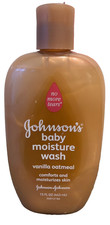 Johnson  s Baby Moisture Wash Vanilla Oatmeal 15 oz NEW
