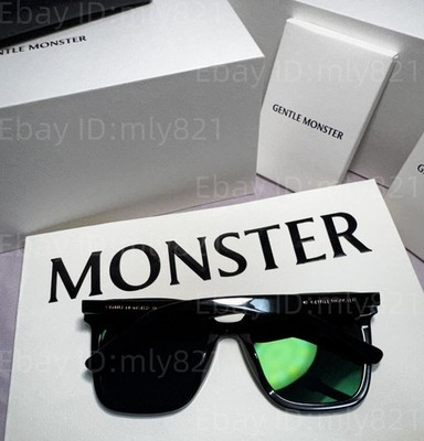 GentleMonster Her 01 Unisex Sunglasses Oversized Black Frame Black