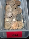 ☆1 COIN FROM LOT☆ 1894 Indian Head Cent Penny - Low Grade - Good Folder Filler