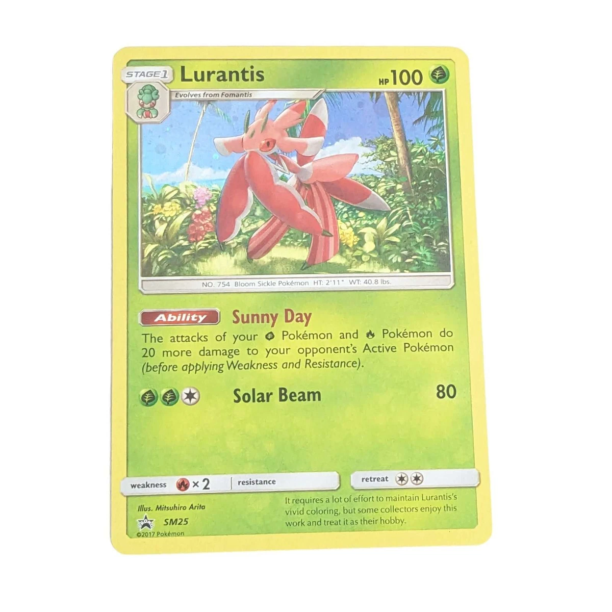 lurantis pokemon card value GX 138/149 Full Art Grass / 210 / Stage 1 Attack 1 Lurantis GX (Full Art) -