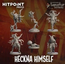 Heckna Himself | Miniatures Set |Hitpoint Press | Tabletop Game w 5 Collectible
