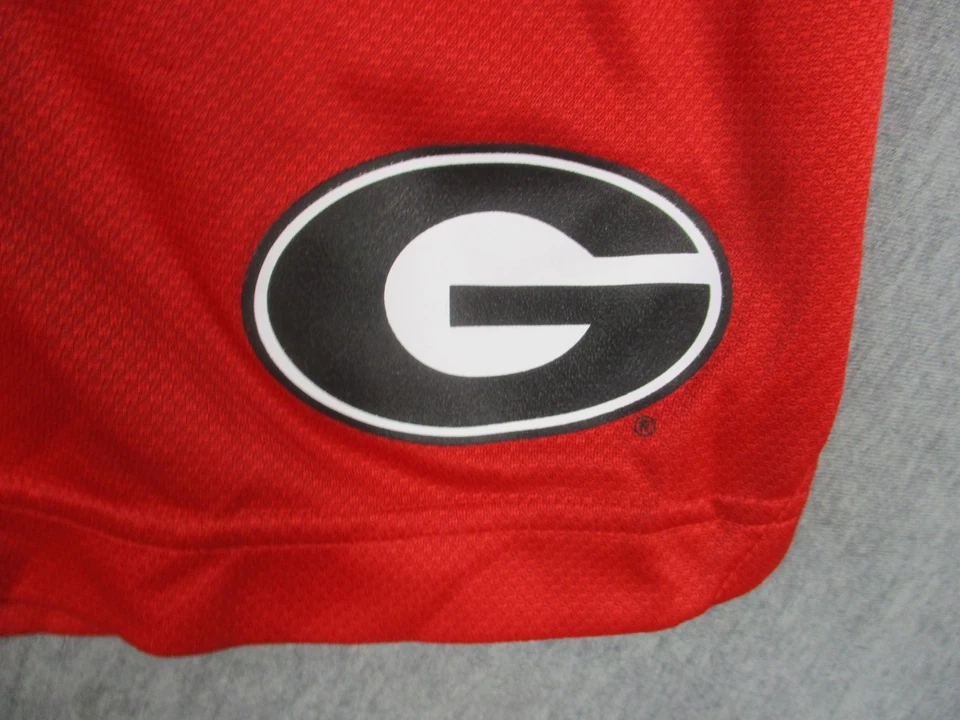 Georgia Bulldogs Shorts Mens Large NCAA Football Nike Dri Fit Polyester Pockets - Image 2 of 4