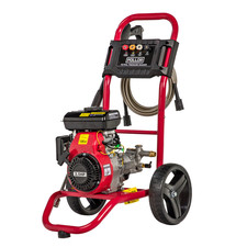 POLLOR Petrol Pressure Washer 2.5HP 2465 PSI 4 Nozzles Jet Wash High Power Jet