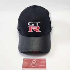 Genuine Oem Nissan Gt-r Hat Jdm Baseball Cap R35 Logo New Black Gtr Kwa05-00f00