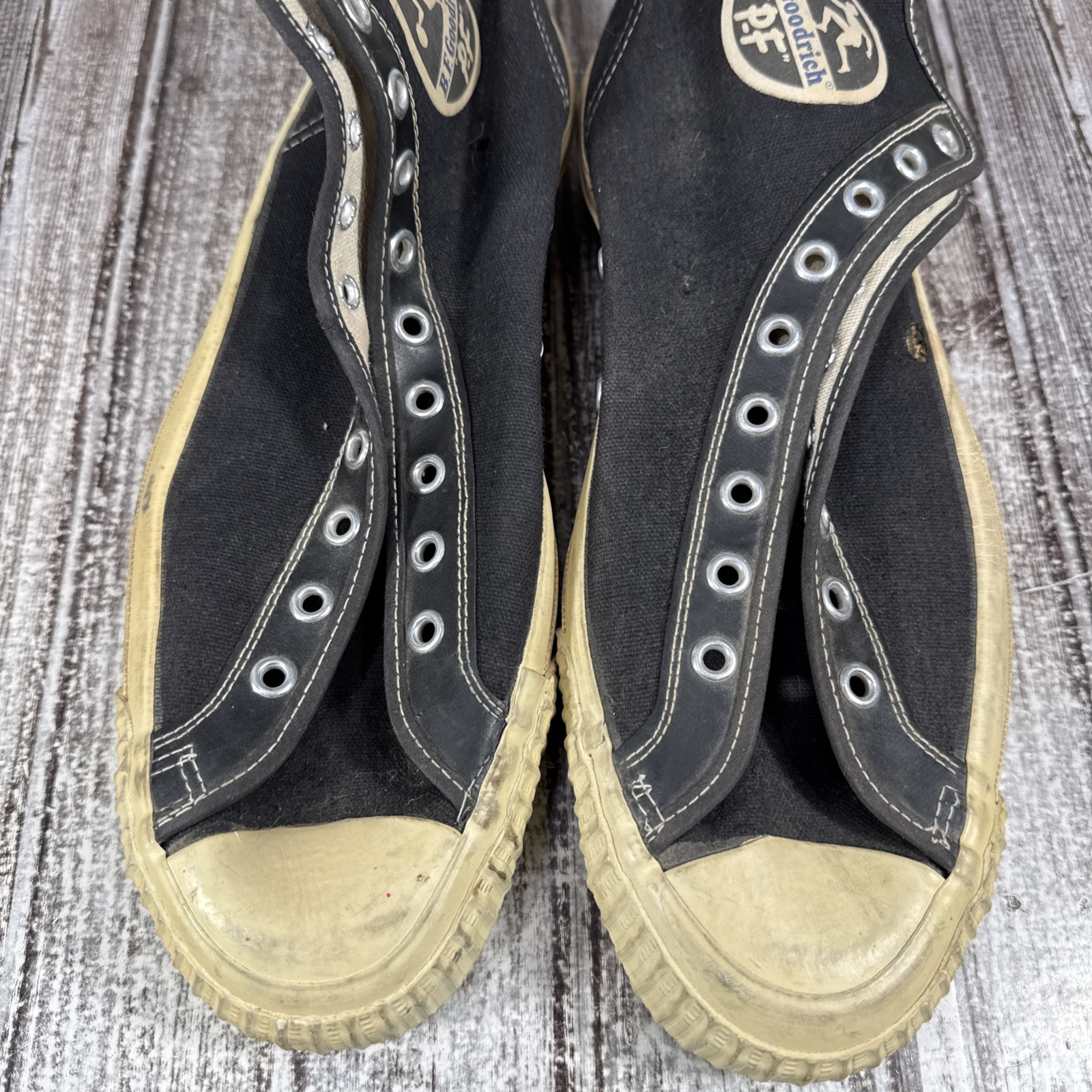 Vintage PF Flyers Canvas Basketball Shoes Sneakers BF Goodrich Athletic 10 RARE