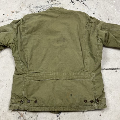 Veste de campagne vintage années 40 WW2 US militaire M41 homme grande taille M1941 armée USGI talon - Photo 5/8
