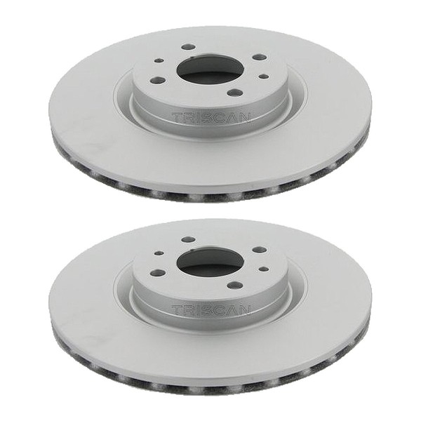2 Bremsscheiben BelüFtet Ø 284 Mm Triscan Passend FüR U.A. Fiat Stilo-image
