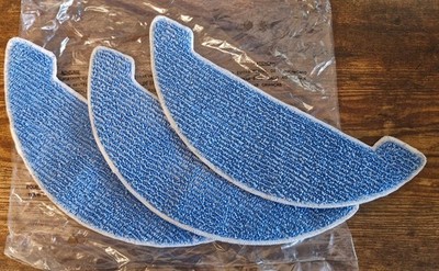 3 !!! Reinigungspads für den Dibea D960 Saugroboter - nicht gebraucht