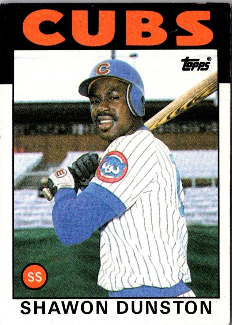 Shawon Dunston trading card