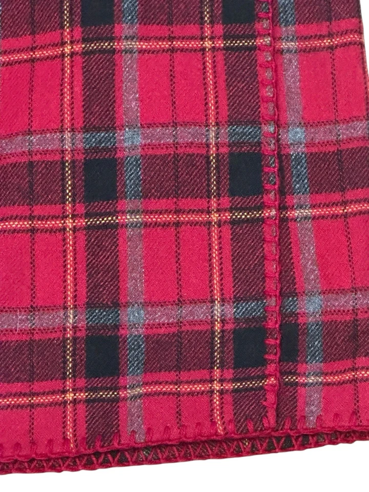 Женская юбка в клетку Eddie Bauer Red Tartan в клетку стильная опрятная размер 14 - Изображение 3 из 4