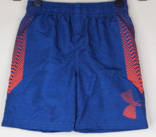Under Armour Boys Swim Shorts Trunks Lined Navy Blue Size 5