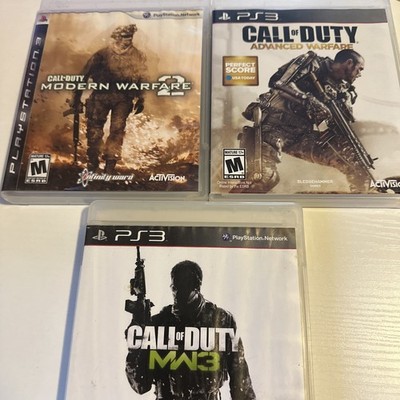 PS3 call of duty lot CIB MW3 modern warfare 2 advanced warfare
