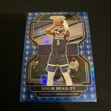 2021-22 Panini Prizm - Malik Beasley #98 NBA 75th Anniversary Prizm Timberwolves