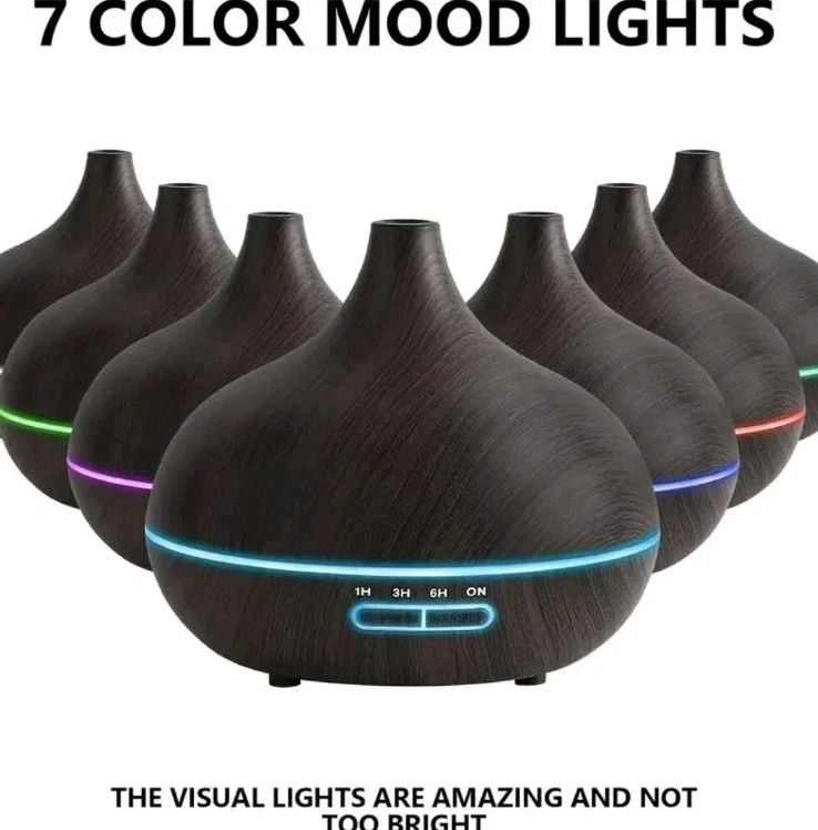 Humidificador de aire Cool Mist chimenea brillante relax difusor de aroma limpiador viral gas Foto 4 de 4