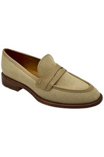 Franco Sarto Women's Edith 2 Loafers Pebble Natural Beige Fabric