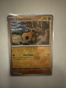 2023 Pokémon Destined Rivals Reverse Holo Foil Holographic Hippopotas 105 /182