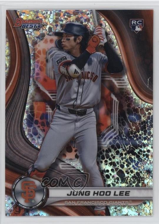 2024 Bowman's Best Mini-Diamond Refractor 222/299 Jung-Hoo Lee Jung Hoo #57 vs3