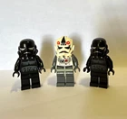 LEGO Star Wars Stormtrooper Minifigures Lot of 3 (2 Black, 1 White/Gray)
