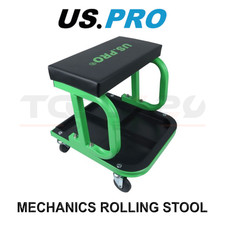US PRO Tools Work Seat Garage Workshop Stool with Storage 5027