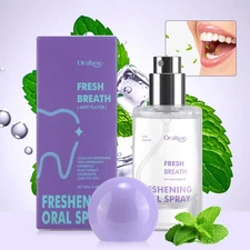 1-5Pcs Oralhoe Mint Oral Spray Fresh Breath & Oral Health Formula Clean Mouth