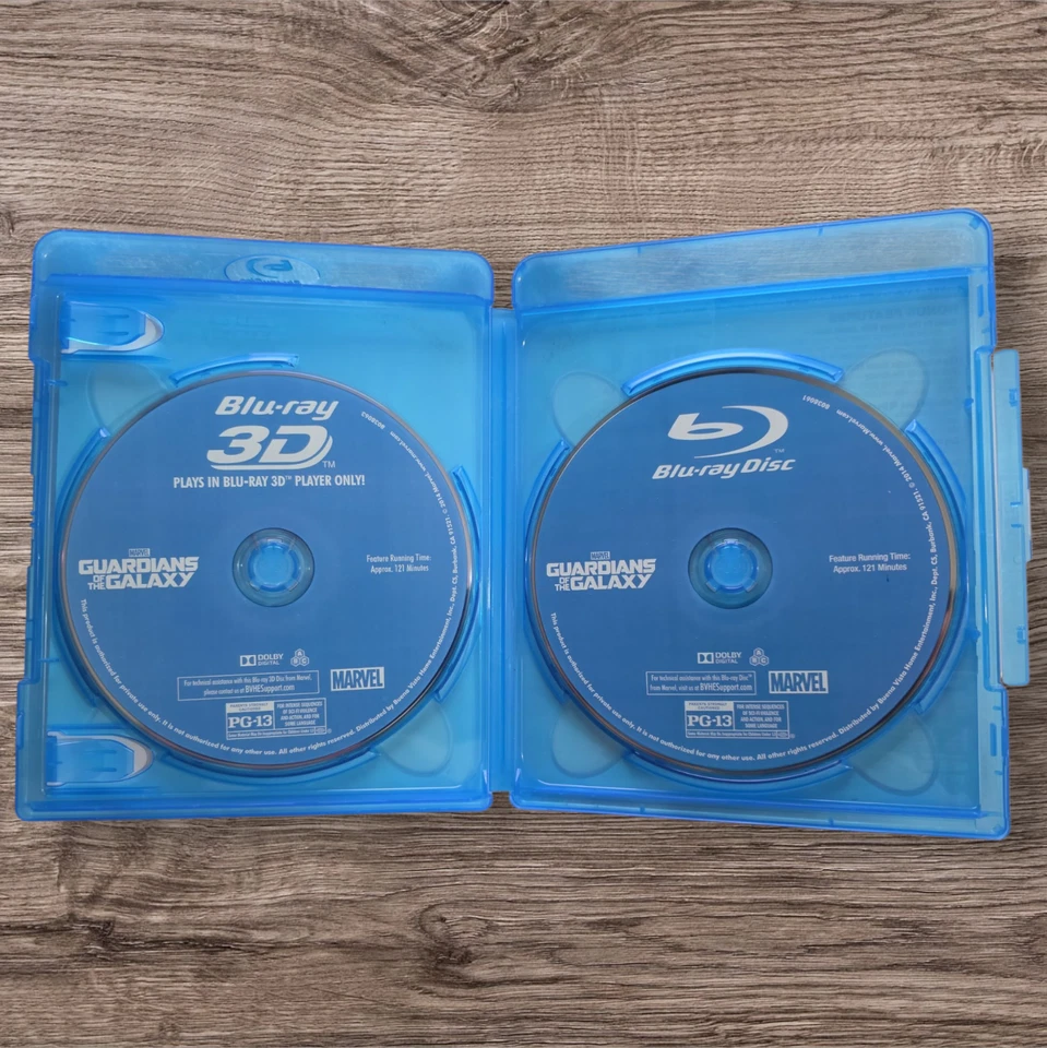 Guardians ofthe Galaxy 1 & 2 | Blu-ray + DVD Lot | Marvel MCU - Image 3 of 4