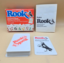 VINTAGE 1983 ROOK Card Game Orange Box, Parker Brothers w/Instructions COMPLETE