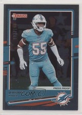 2020 Panini Donruss Press Proof Silver 7/100 Jerome Baker #154 s3g