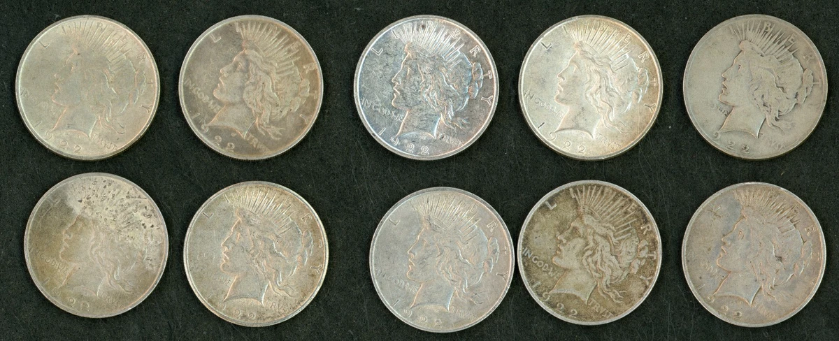 未经认证银1922 年和平元(1921-1935) | eBay