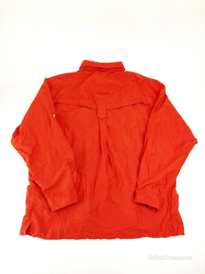 Exofficio Mens L Fishing Hunting Performance Vented Shirt LONG ROLL UP SLEEVE - Image 3 of 4