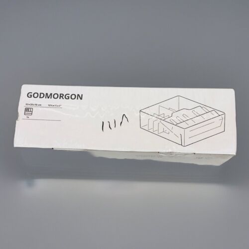 Nuevo IKEA GODMORGON Caja Grande Compartimento Cajón SET Plástico Ahumado 12.5 x 11 x 4 - Imagen 3 de 8