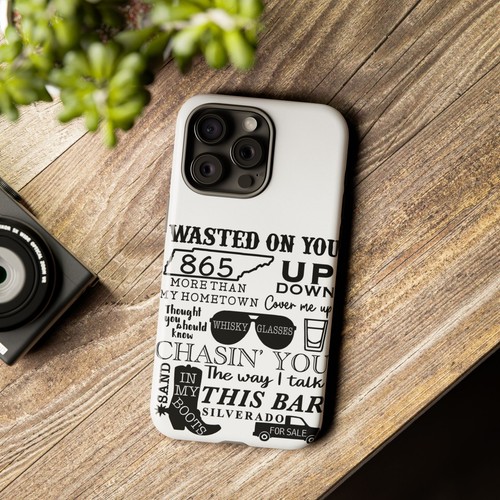 Tough Phone Case Southern Charm Doodle Art Gift for Country Music Fan - 第 59/265 張圖片