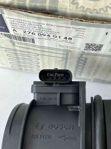 OEM 2760940148 Mass Air Flow Sensor for Mercedes C300 E300 E400 GLK350 ML350 - Picture 3 of 5