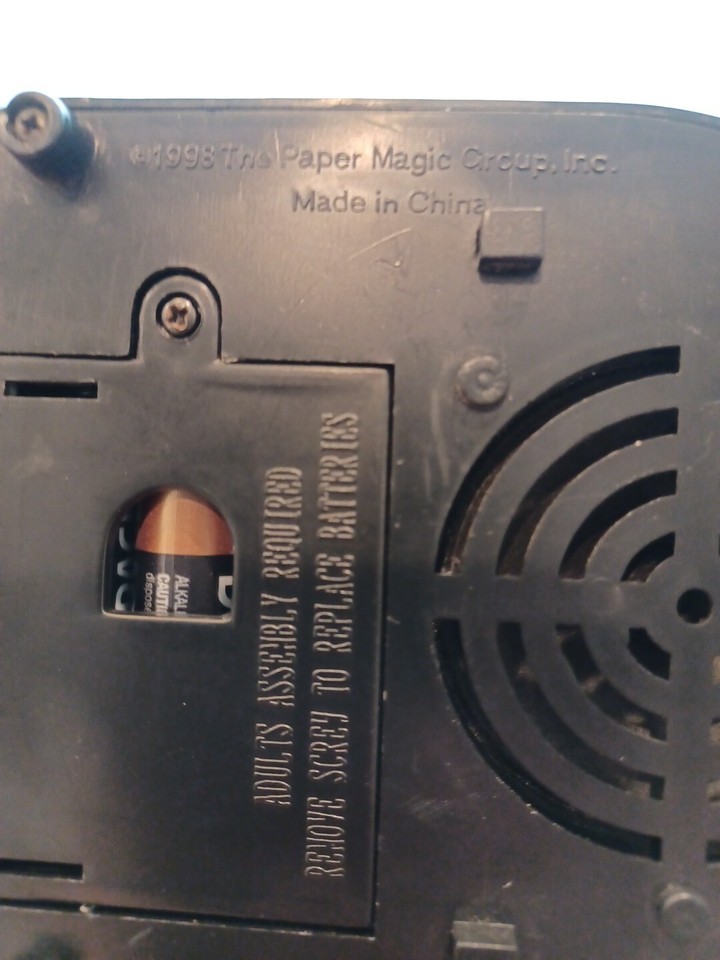 Vintage Halloween Jabber Jaw Jack O Lantern Repeating Talking 1998