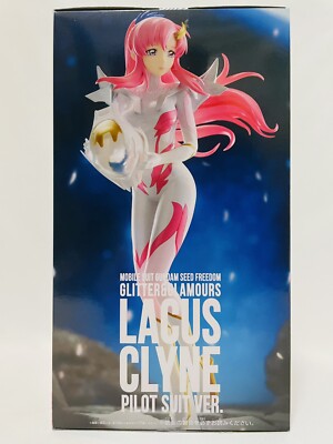 Banpresto Statuetta Lacus Clyne Mobile Suit Gundam Seed Freedom, Glitter&Glamours, Pilot Suit, 22 Cm