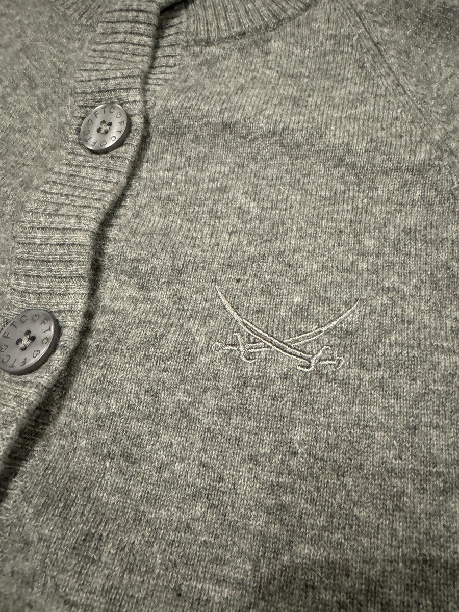 Damen FTC für Sansibar Poncho Kaschmir grau L