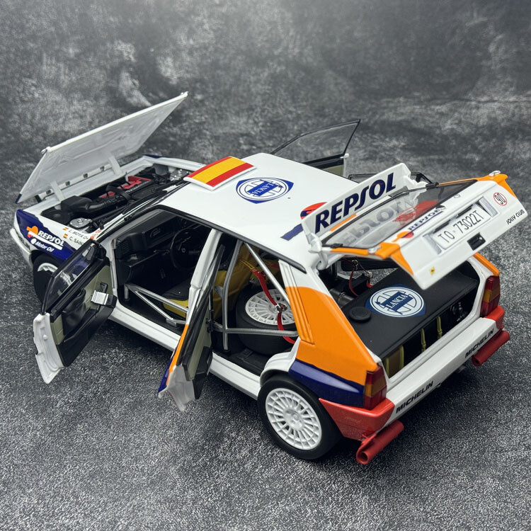 KYOSHO 1:18 Lancia Delta HF Integrale Monte Carlo#1 REPSOL Diecast