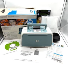 HP Photosmart A526 Photo Inkjet Printer Photo Printer Complete in Box READ