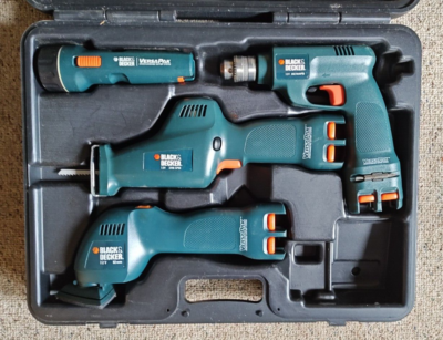 BLACK & DECKER VersaPak - Drill VP820 - Sander VP510 - Saw VP650