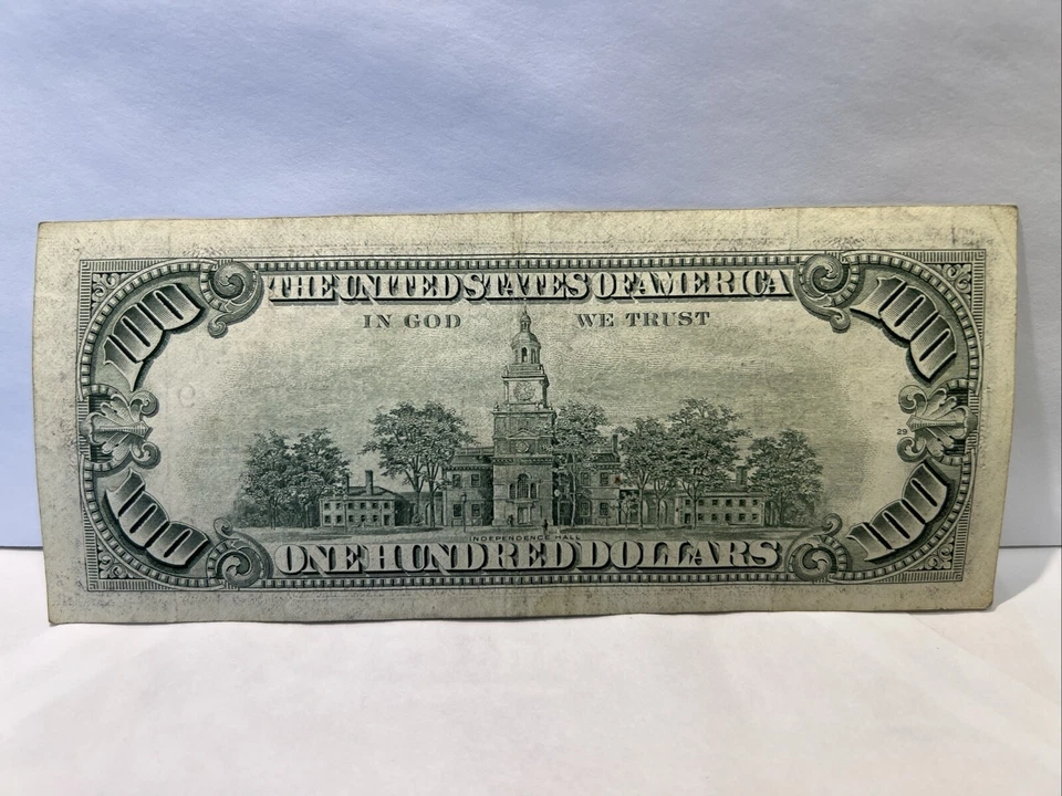 Series 1985 US One Hundred Dollar Bill $100 Minneapolis I 11677771 A - Image 4 of 4