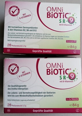 Omni Biotic SR9 mit B Vitaminen - 2 Packungen 28x3gg