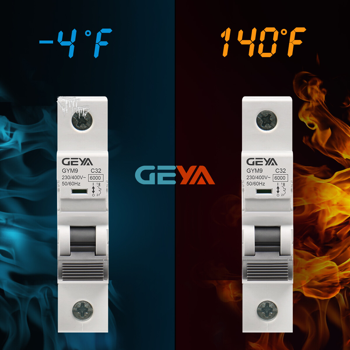 GEYA MCB Mini Circuit Breaker 3P Type C 6kA 6 10 16 25 32 40 50 - Foto 12