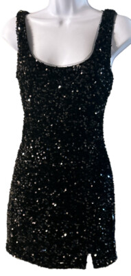 Mable Dress Women s Sz S Sequin Mini Sleeveless 100% Polyester NWT