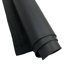 5/6oz Crazy Horse Leather Sheets Genuine Cowhide Pre-cut Square Brown / Black