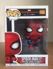 Marvel Spider-Man #468 Far From Home (Hero Suit) Figure + POP Protector * NEW *